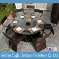 Round Garden Rattan Furniture dengan harga yang kompetitif